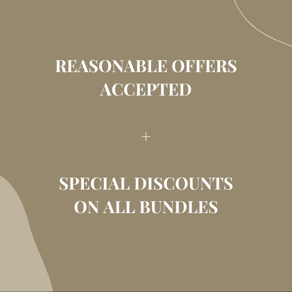 Make An Offer or Bundle!